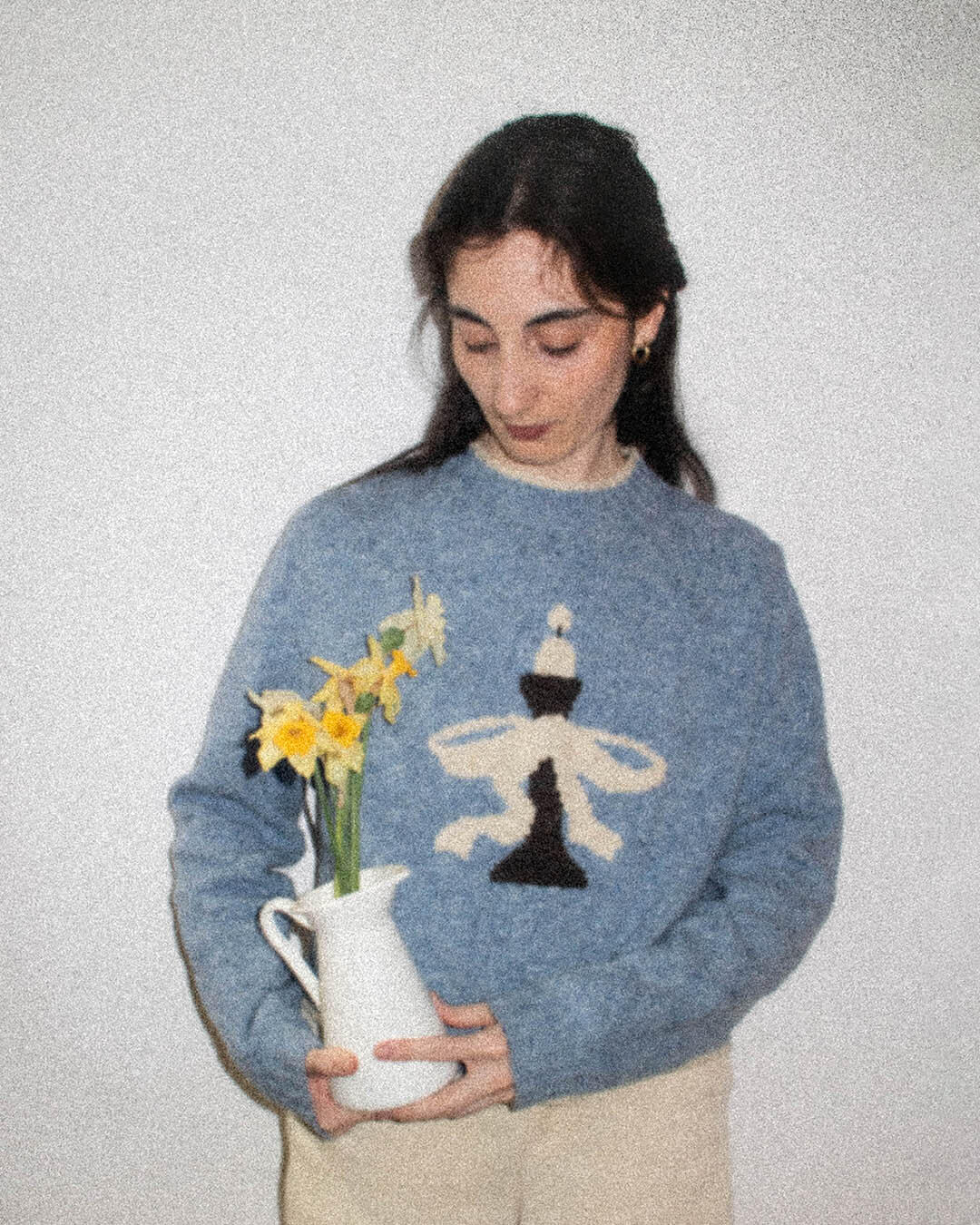 Handmade knitwear and other knitted pieces.